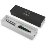 PARKER Jotter XL Stylo bille Vert Mat Greenwich  recharge bleue pointe moyenne  Coffret cadeau