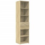 vidaXL Armoire de rangement mince chêne sonoma 45x42 5x225 cm