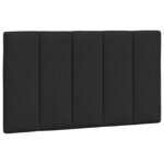 vidaXL Coussin de tête de lit noir 90 cm velours