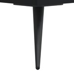 vidaXL Buffet noir 69 5x32 5x180 cm bois d'ingénierie