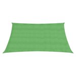 vidaXL Voile d'ombrage 160 g/m² Vert clair 5x5 m PEHD