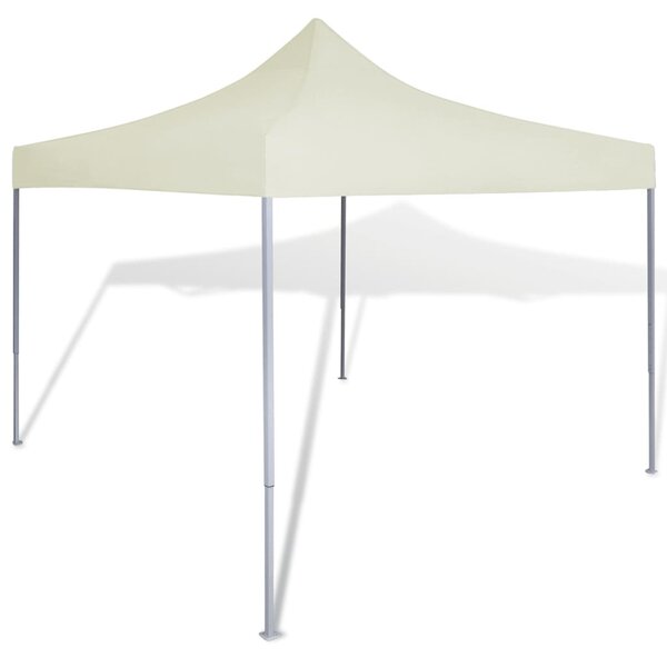 vidaXL Tente pliable Crème 3 x 3 m