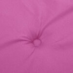 vidaXL Coussins de chaise de jardin lot de 4 rose 50x50x4 cm tissu