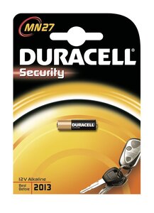 Pile alarmes et télécommandes MN27 12V DURACELL