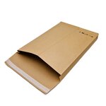 Lot de 250 pochettes à soufflets 30 mm c4 : 229 x 324 mm kraft 120 gr