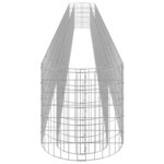 vidaXL Lit surélevé à gabion Fer galvanisé 610x50x50 cm
