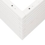 vidaXL Jardinière blanc 50x50x45 5 cm bois de pin massif