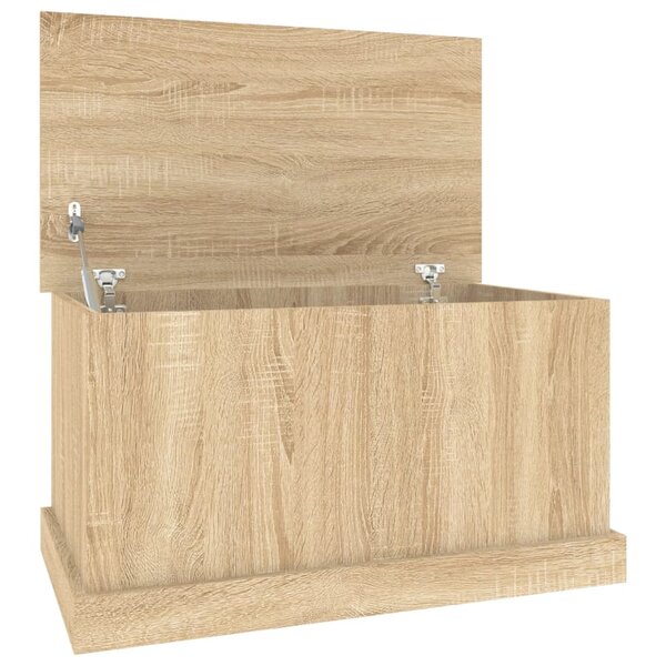 vidaXL Boîte de rangement chêne sonoma 70x40x38 cm bois d'ingénierie