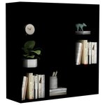 vidaXL Bibliothèque noir 98x29x97 5 cm bois d'ingénierie