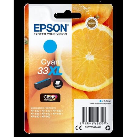 Epson cartouche t3362 - oranges - cyan xl