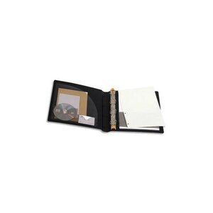 Classeur Exabinder 4 anneaux en D 30mm polypropylène Exactive - A4 maxi noir EXACOMPTA