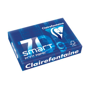 Ramette 500 Feuilles Smart 70g A4 210x297 mm Certifié FSC Blanc CLAIREFONTAINE