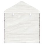 vidaXL Belvédère avec toit blanc 15 61x2 28x2 69 m polyéthylène