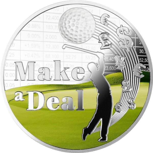 Pièce de monnaie en Argent 1 Dollar g 31.1 (1 oz) Millésime 2024 MAKE A DEAL