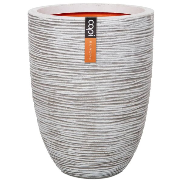 Capi Pot à fleurs Nature Rib 36 x 47 cm Ivoire KOFI782