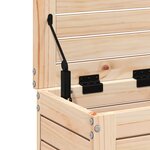 vidaXL Repose-pied de jardin 62x31 5x52 cm bois de pin massif