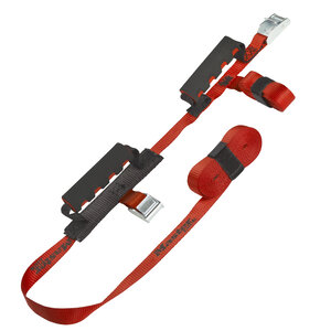 2 Sangles avec Boucle et Poignée de Portage Rouge 2 50m x 25mm + 5 5m x 25mm Sangles