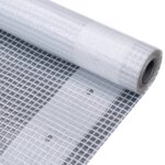 vidaXL Bâches Leno 2 Pièces 260 g/m² 4x6 m Blanc