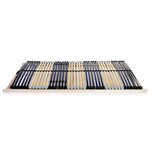 vidaXL Sommier à lattes avec 42 lattes 7 zones 120 x 200 cm
