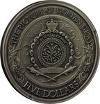 Pièce de monnaie en Argent 5 Dollars g 62.2 (2 oz) Millésime 2024 Reading Challenge - Memento Mori PICTURE OF DORIAN GRAY