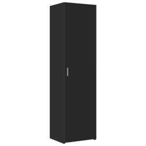 vidaXL Buffet haut noir 50x42 5x185 cm bois d'ingénierie