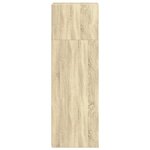 vidaXL Buffet chêne sonoma 40x41x124 cm bois d'ingénierie