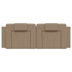 vidaXL Coussin de tête de lit cappuccino 120 cm similicuir