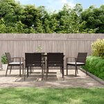 vidaXL Chaises de jardin coussins lot de 6 marron 56 5x57x83 cm rotin