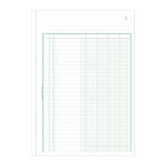 Manifold 4 Colonnes 29 7x21cm 50 Feuillets Dupli Autocopiants - Motif  - X 5 - Exacompta