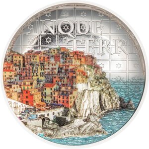 Monnaie CINQUE TERRE Architectures Of The World 2 Oz Argent 10$ Cook Islands 2026
