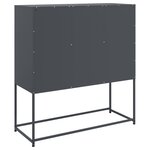 vidaXL Buffet anthracite 100 5x39x107 cm acier laminé à froid