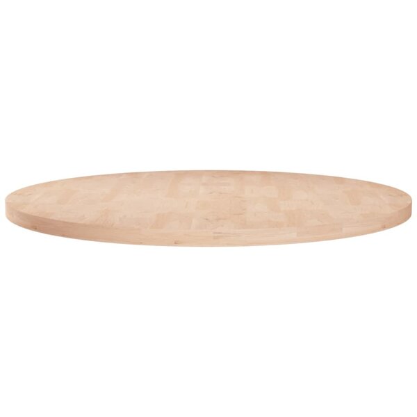 vidaXL Dessus de table rond Ø60x2 5 cm Bois de chêne massif non traité