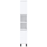 vidaXL Armoire de salle de bain blanc 30x30x190 cm bois d'ingénierie