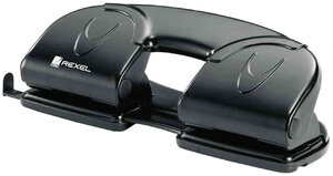 Perforateur V412 4 trous 12 feuilles coloris noir REXEL