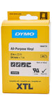 DYMO XTL - Ruban adhésif permanent en vinyle  54mm x 7m - Noir sur Jaune