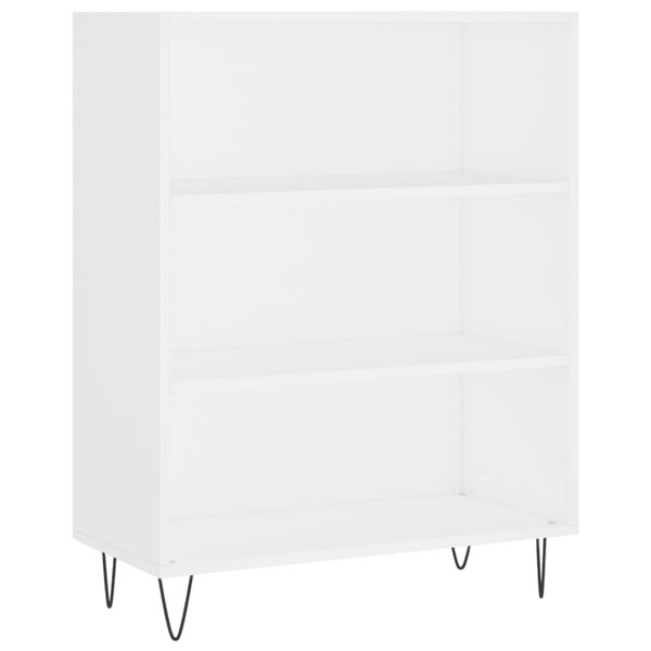 vidaXL Bibliothèque blanc 69 5x32 5x90 cm bois d'ingénierie