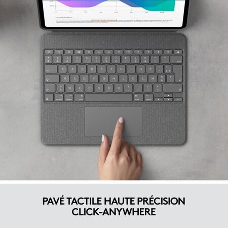 Clavier et étui - tablette - logitech - combo touch ipad air pro