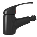 vidaXL Mitigeur de bidet de salle de bain Noir 13x12 cm