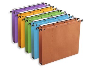 Boite de 25 dossiers suspendus ULTIMATE pour tiroir AZO Fond 30mm assortis L'OBLIQUE AZ