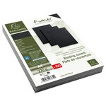 Paquet De 100 Couvertures Grain Cuir Pour Reliure A4 - Noir - Papeteries De Clairefontaine
