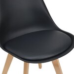 Lot de 4 chaises de salle à manger similicuir hêtre noir 03_0006765