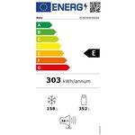 Beko rcne560k40dsn réfrigérateur congélateur bas - 497 l (352+145) - froid ventilé - neofrost - gris acier