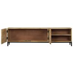 vidaXL Meuble TV 145x30x41 cm Bois massif de manguier