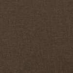 vidaXL Cadre de lit sans matelas marron foncé 160x200 cm tissu