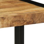 Table basse vidaXL 40x50x38 cm en bois de manguier brut