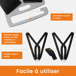 Set de 2 harnais de levage avec sangle pour déménagement