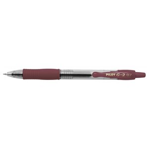 Stylo roller g2 à encre gel et pointe rétractable de 0 7 mm caramel x 12 pilot