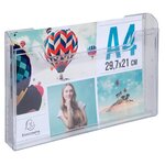 Distributeur De Prospectus Horizontal A4 - Cristal - X 5 - Exacompta