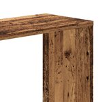 vidaXL Bibliothèque 5 niveaux vieux bois bois d'ingénierie