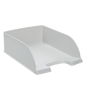 Corbeille a courier gris plus jumbo - lot de 4 - leitz